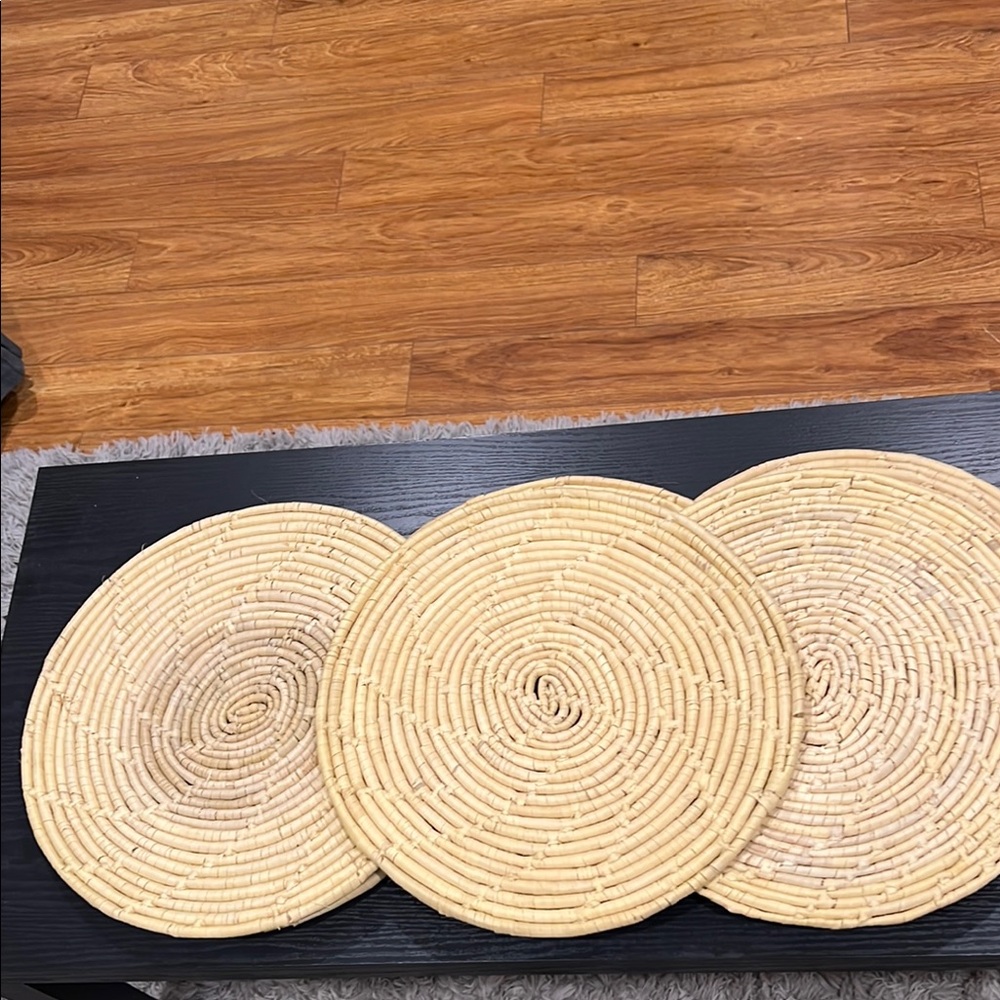 Natural Woven Placemats - Set of 6